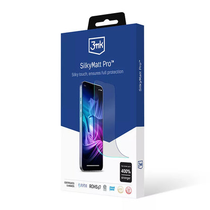 3mk Silky Matt Pro - Matinė apsauginė plėvelė skirta „iPhone 15 Plus“