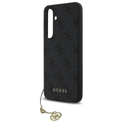 Guess 4G Charms kolekcija – dėklas Samsung Galaxy S24 FE (pilka)