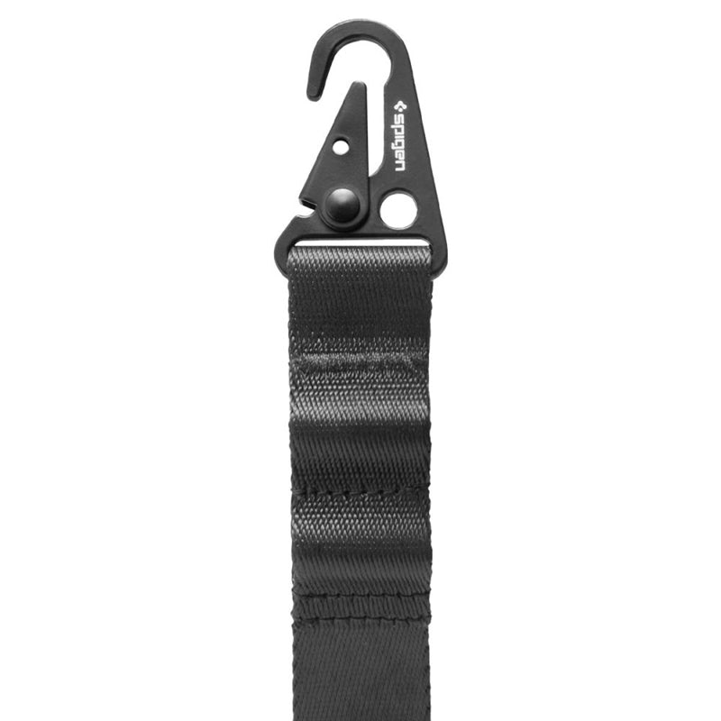 Spigen DA30M Dirželis Per Petį Crossbody – Universalus telefono dirželis / raištis (juodas)