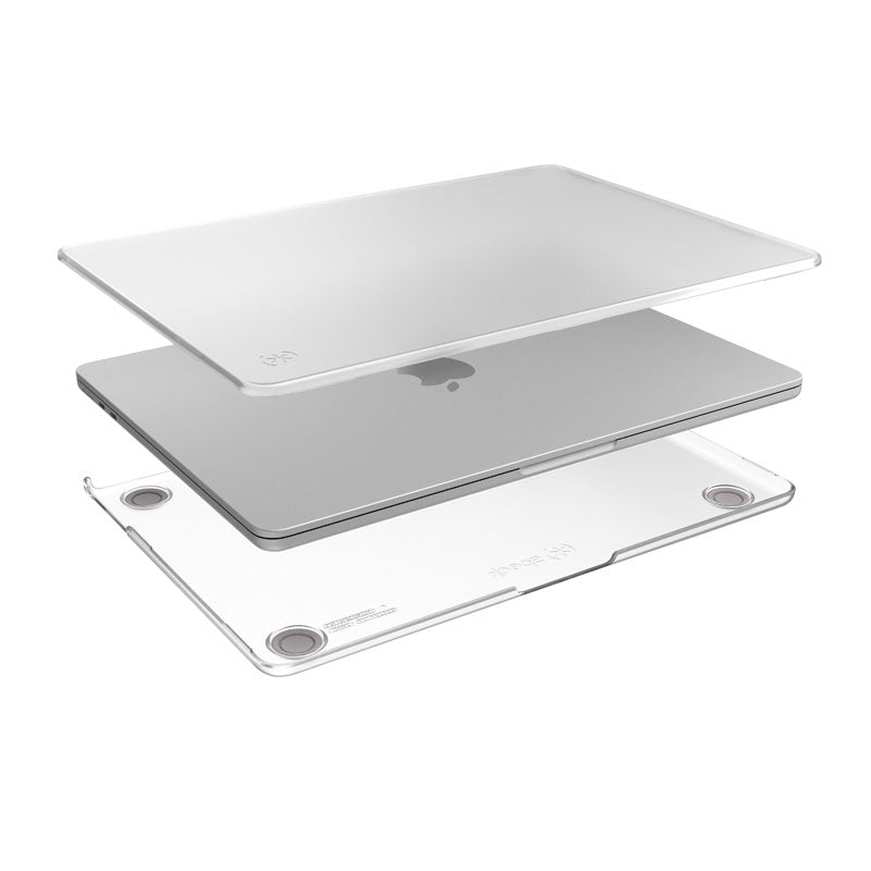 Speck SmartShell – dėklas MacBook Air 13.6" (M5/M4/M3/M2/2026–2022) (Skaidrus)