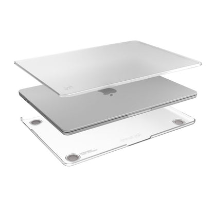 Speck SmartShell – dėklas MacBook Air 13.6" (M5/M4/M3/M2/2026–2022) (Skaidrus)
