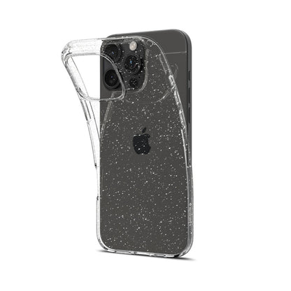 Spigen Liquid Crystal Glitter - "iPhone 16 Pro" dėklas (skaidrus)