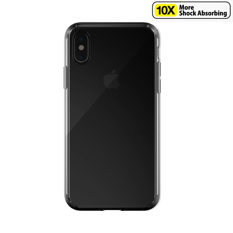 Just Mobile Tenc Air dėklas skirtas „iPhone Xs“ / „X“ (skaidri juoda)