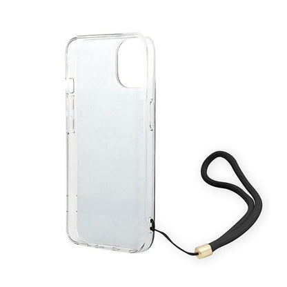 Guess 4G Print Cord - Dėklas iPhone 14 Plus (Juodas)