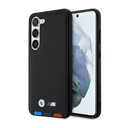 BMW Odinis Karšto Antspaudo Trikoloras – Dėklas, skirtas „Samsung Galaxy S23+“ (Juodas)