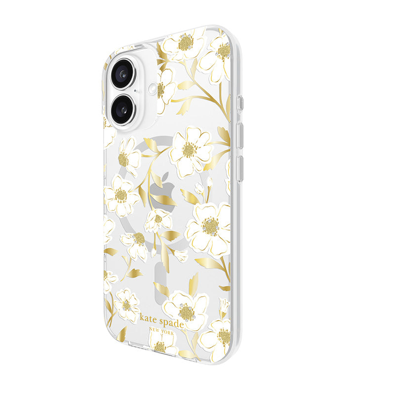 Kate Spade New York Protective Gems MagSafe – dėklas, skirtas „iPhone 16“ (Sunshine Floral)