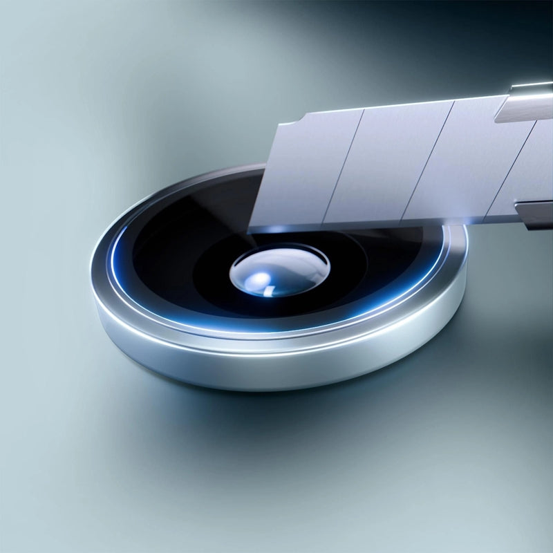 3mk HARDY Pro apsauga objektyvui - Objektyvo apsauginis stiklas, skirtas iPhone 17 (Šviesiai žalia)