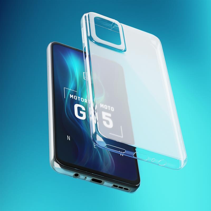 3mk skaidrus dėklas – dėklas, skirtas „Motorola Moto G55 5G“ (skaidrus)