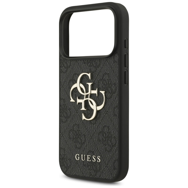 Guess 4G Strap 4G Classic Logo - Dėklas iPhone 17 Pro (juodas)