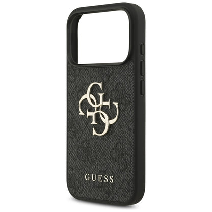 Guess 4G Strap 4G Classic Logo - Dėklas iPhone 17 Pro (juodas)