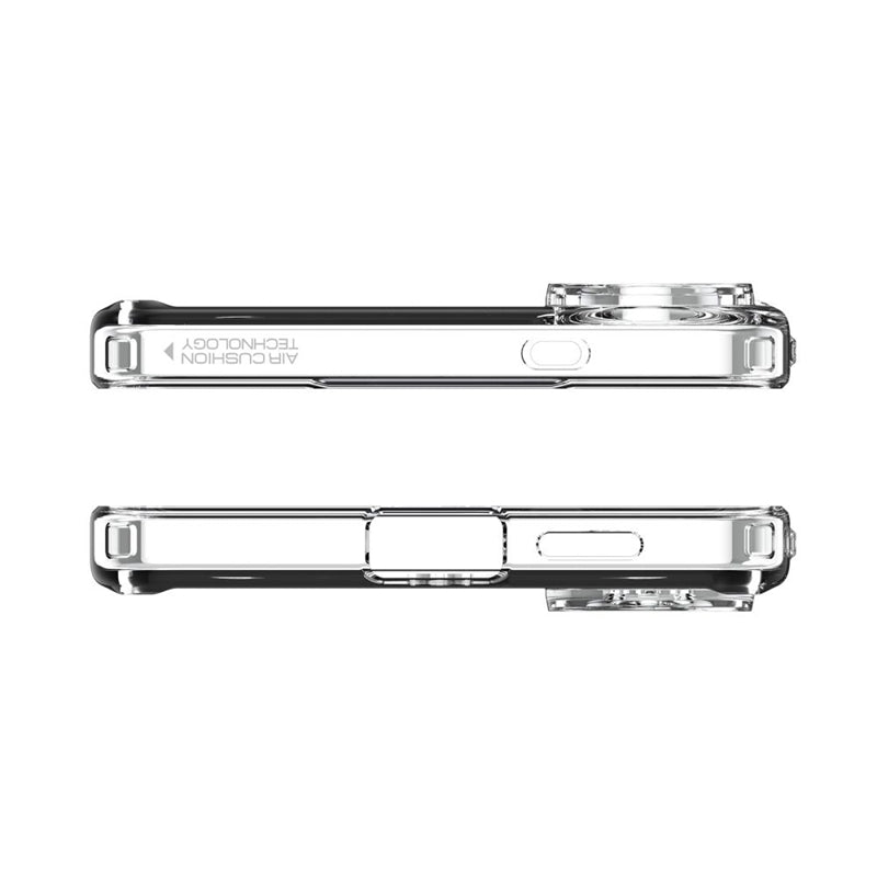Spigen Ultra Hybrid Mag MagSafe - dėklas, skirtas Samsung Galaxy S25 Edge (skaidrus / baltas)