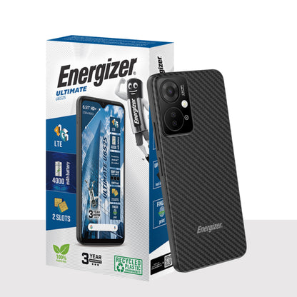 Energizer Ultimate U652S – Išmanusis telefonas 2 GB RAM 64 GB 6,51 colio 4G LTE su dviguba SIM kortele, ES (juodas)