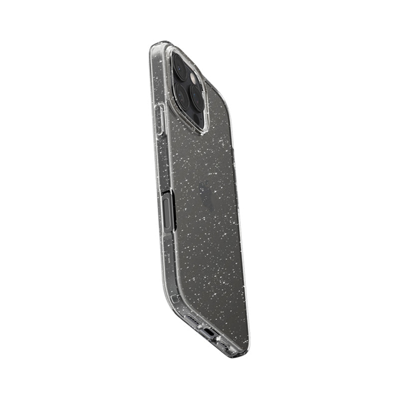 Spigen Liquid Crystal Glitter - "iPhone 16 Pro" dėklas (skaidrus)