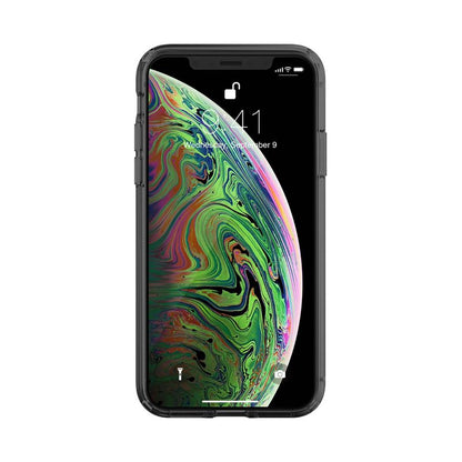 Just Mobile Tenc Air dėklas skirtas „iPhone Xs“ / „X“ (skaidri juoda)