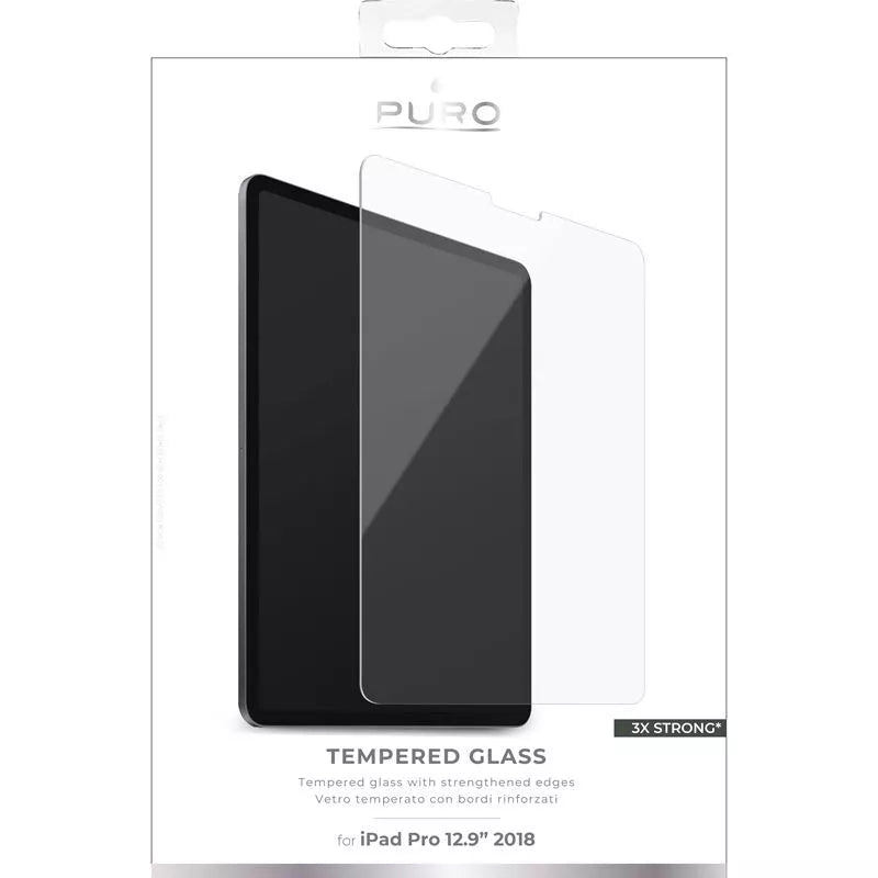PURO Apsauginis stiklas "iPad Pro" 12,9" ekranui (2022/2021/2020/2018)