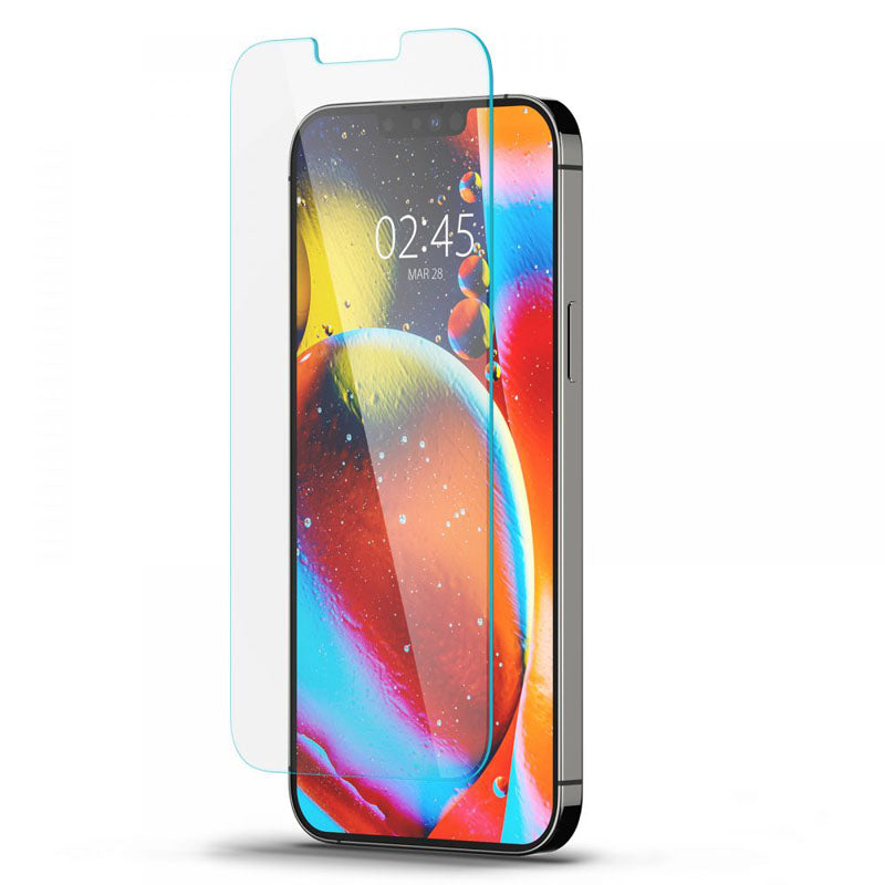 Spigen Glas.TR Slim – Grūdintas stiklas, skirtas iPhone 17e / 16e / 14 / 13 / 13 Pro