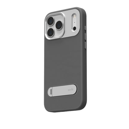 Moshi Kameleon MagSafe dėklas iPhone 17 Pro Max su stovėjimo funkcija (Midnight Gray)