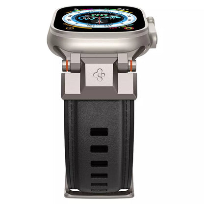 Spigen DuraPro Armor PU – dirželis, skirtas Apple Watch 42/44/45/49 mm (juodas)