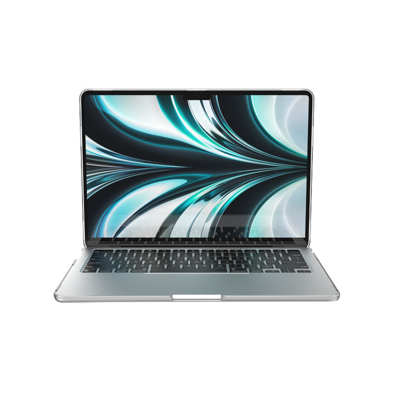 Speck SmartShell – dėklas MacBook Air 13.6" (M5/M4/M3/M2/2026–2022) (Skaidrus)