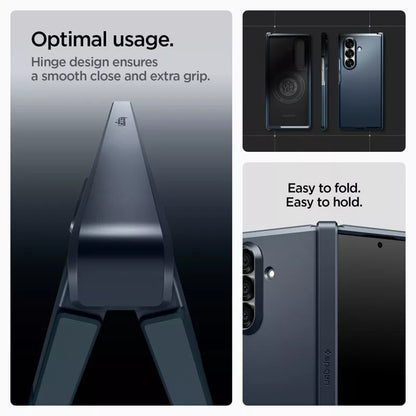 Spigen Tough Armor Pro Mag MagSafe - dėklas skirtas Samsung Galaxy Z Fold 7 (Metal Slate)