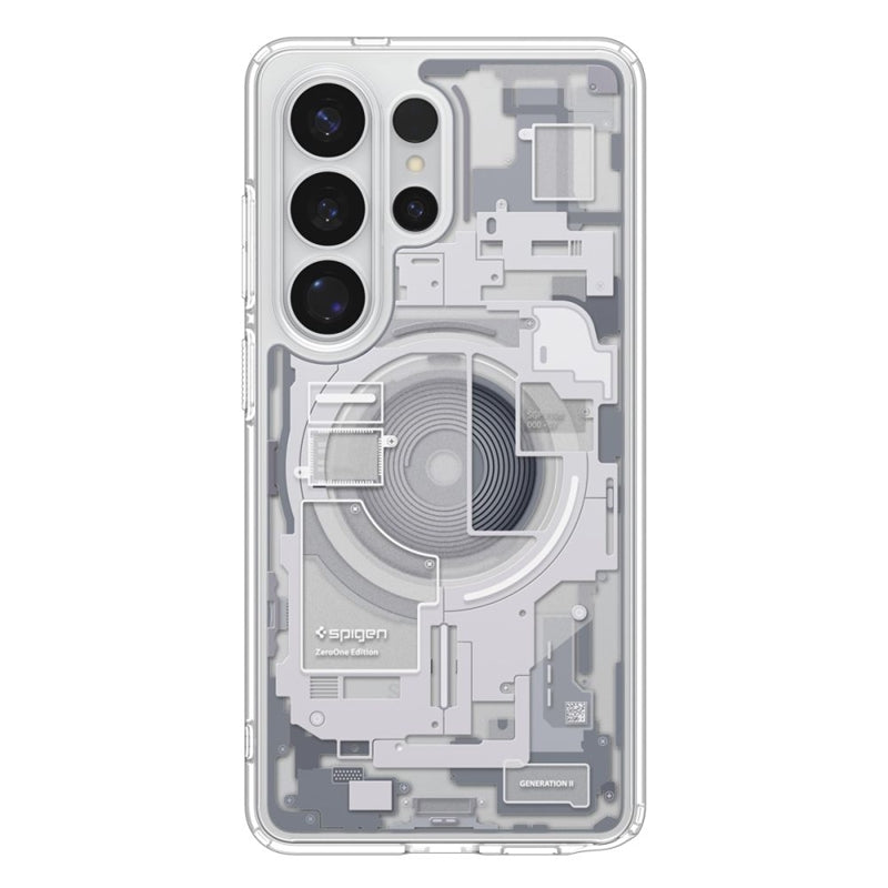 Spigen Ultra Hybrid Mag MagSafe - Dėklas Samsung Galaxy S26 Ultra (Zero One White)