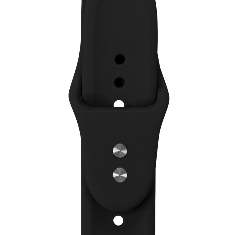 Crong Liquid - Apple Watch apyrankė 44/45/46/49 mm (juoda)