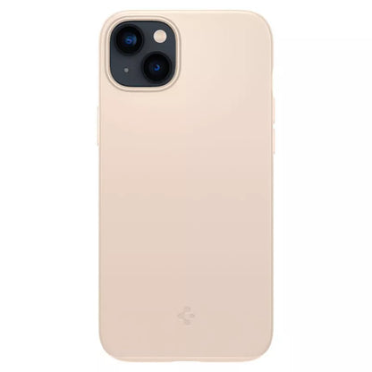 "Spigen Thin Fit" - "iPhone 15 Plus" / "iPhone 14 Plus" dėklas (smėlio spalvos)
