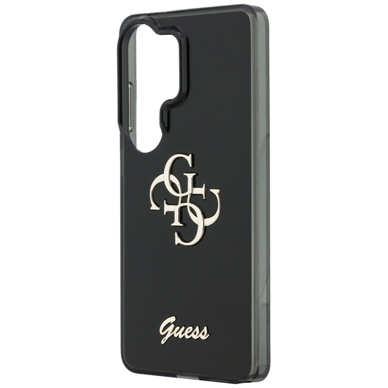 Guess IML Big Metal 4G Script dėklas - Samsung Galaxy S26 Ultra (juodas)