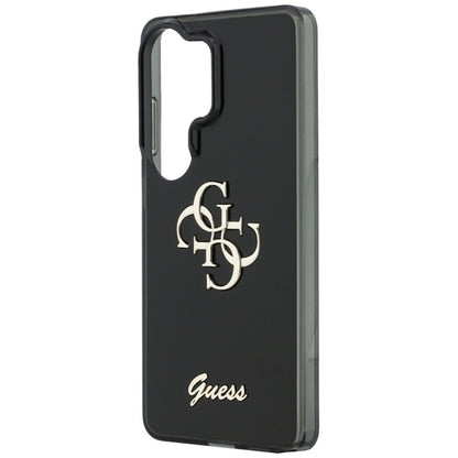 Guess IML Big Metal 4G Script dėklas - Samsung Galaxy S26 Ultra (juodas)