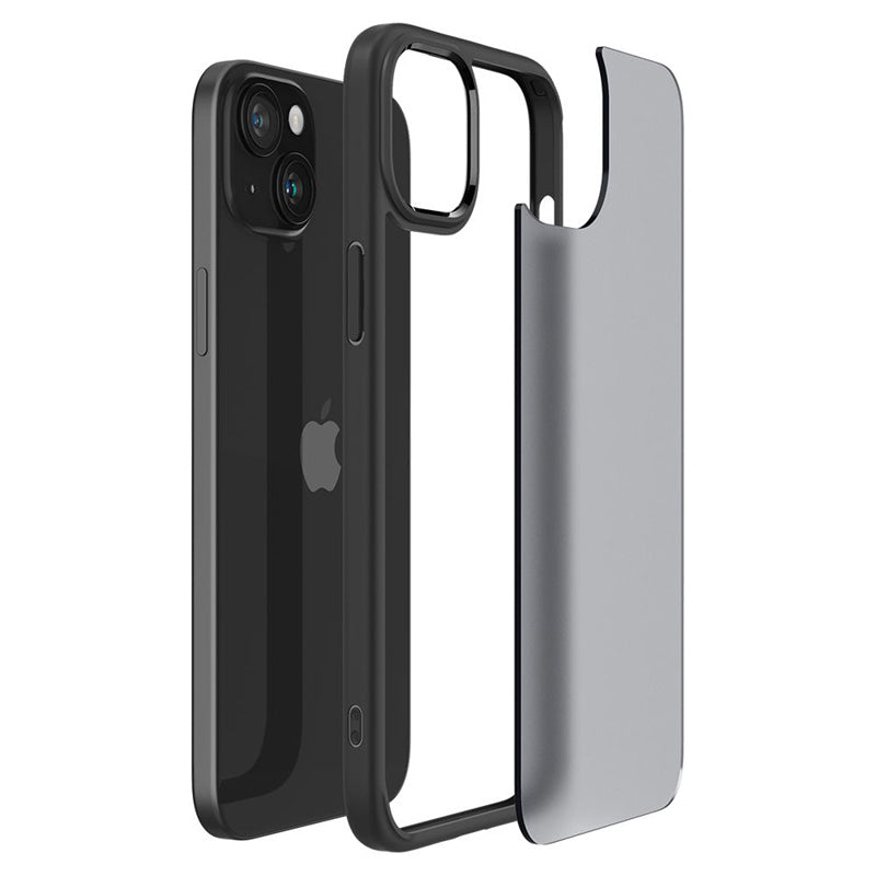 Spigen Ultra Hybrid - dėklas, skirtas iPhone 15 (Frost Black)