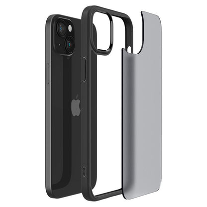 Spigen Ultra Hybrid - dėklas, skirtas iPhone 15 (Frost Black)