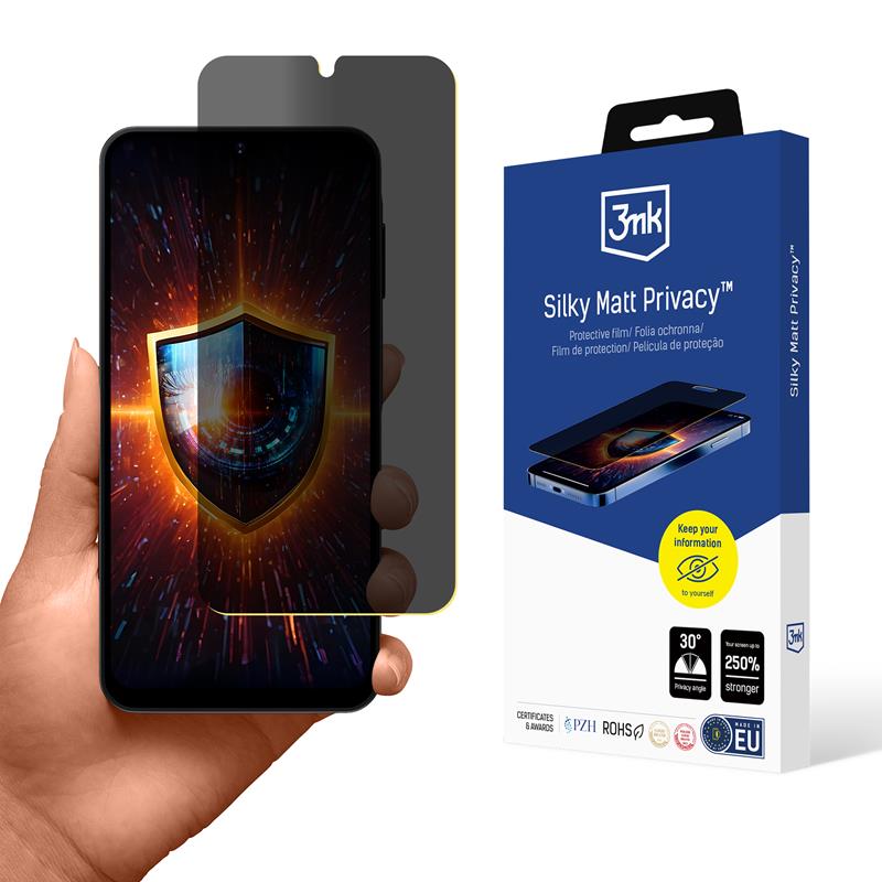 3mk Silky Matt Privacy – matinė privatumo plėvelė, skirta Samsung Galaxy A16 4G/5G