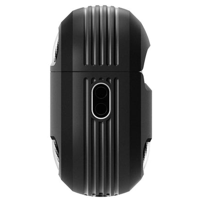 Spigen Rugged Armor – dėklas, skirtas „Apple AirPods Pro 1 / 2“ (juodas)