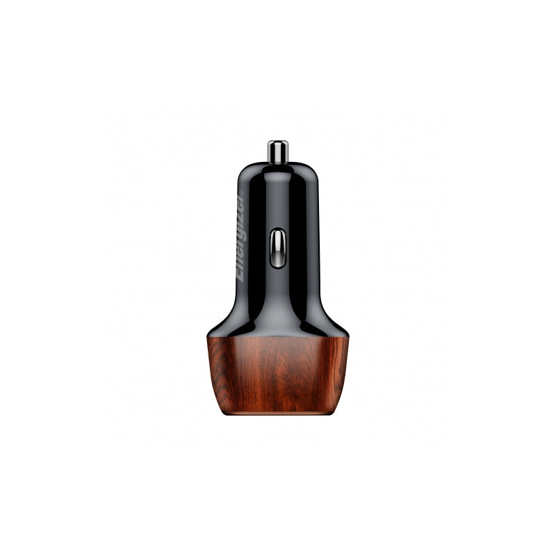 Energizer Ultimate - USB-C & USB-A 38W PD + QC3.0 automobilinis įkroviklis (WALNUT)