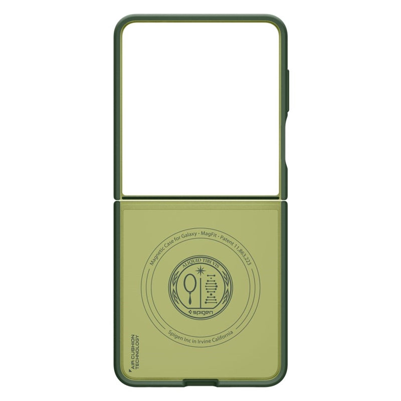 Spigen Nano Pop Mag MagSafe dėklas Samsung Galaxy Z Flip 7 (Avo Green)
