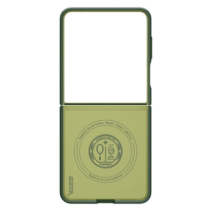 Spigen Nano Pop Mag MagSafe dėklas Samsung Galaxy Z Flip 7 (Avo Green)