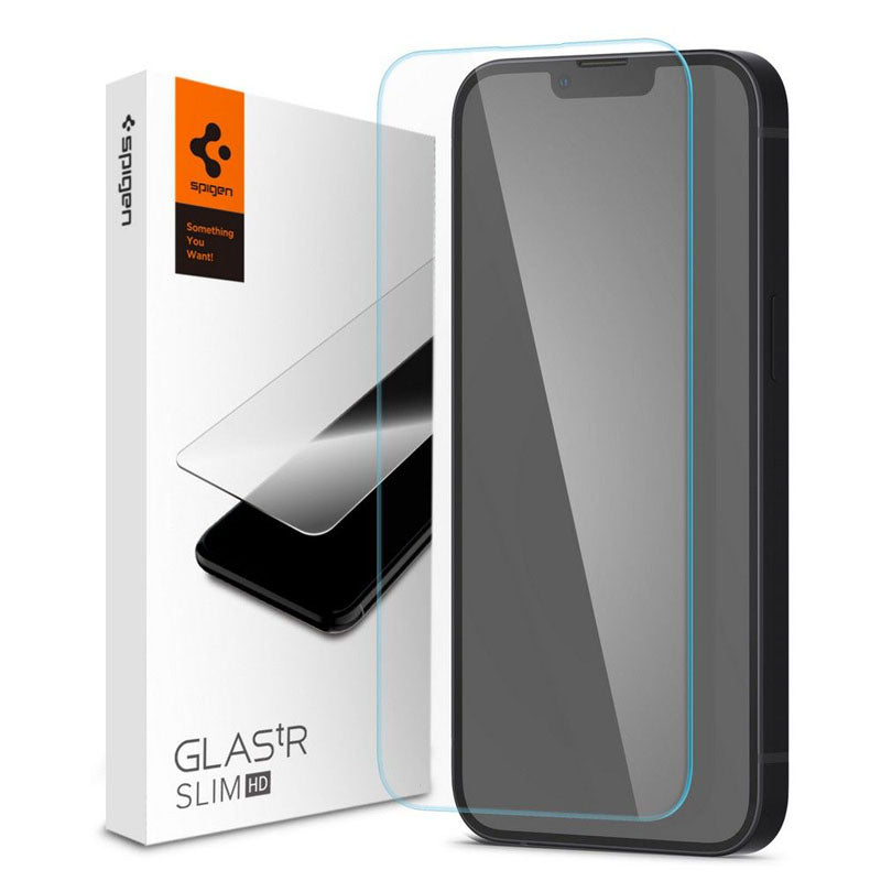 Spigen Glas.TR Slim – Grūdintas stiklas, skirtas iPhone 17e / 16e / 14 / 13 / 13 Pro