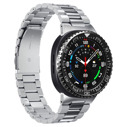 Spigen Bezel Tune Pro Diver - Dėklas / Apsauginis rėmelis, skirtas Samsung Galaxy Watch 8 Classic 46 mm (Sidabrinis)