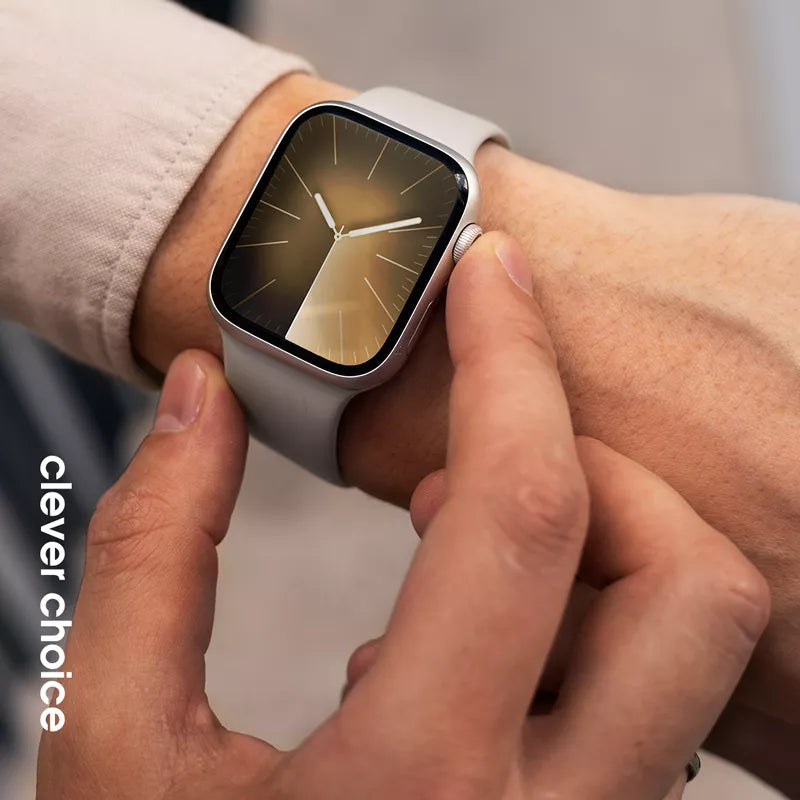 Crong Liquid – dirželis Apple Watch 38/40/41/42 mm (akmens smėlio spalvos)
