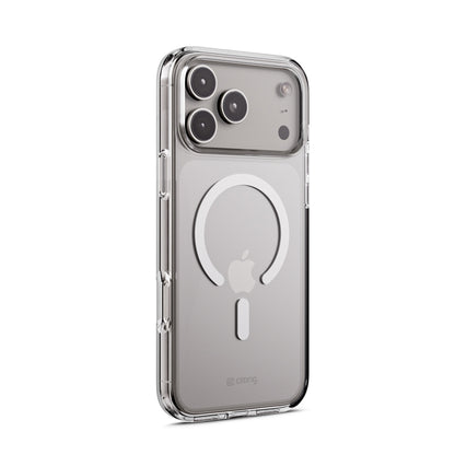 Crong Clear MAG Cover - „MagSafe“ dėklas iPhone 17 Pro Max (Skaidrus)