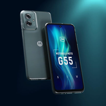 3mk skaidrus dėklas – dėklas, skirtas „Motorola Moto G55 5G“ (skaidrus)