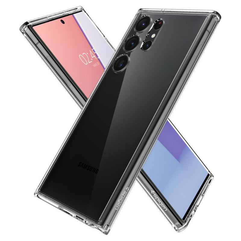 Spigen Ultra Hybrid – Dėklas Samsung Galaxy S23 Ultra (skaidrus)