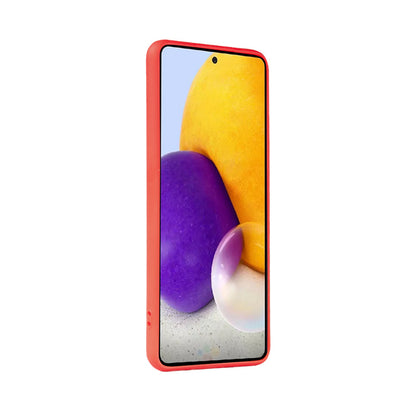 Crong Color Cover – dėklas, skirtas Samsung Galaxy A72 (raudonas)
