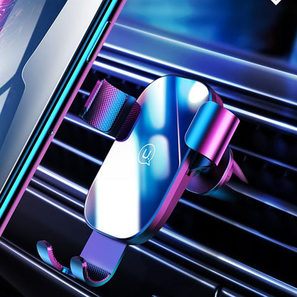 USAMS US-ZJ052 - Gravitacinis automobilinis laikiklis ventiliacijos grotelėms (juodas)