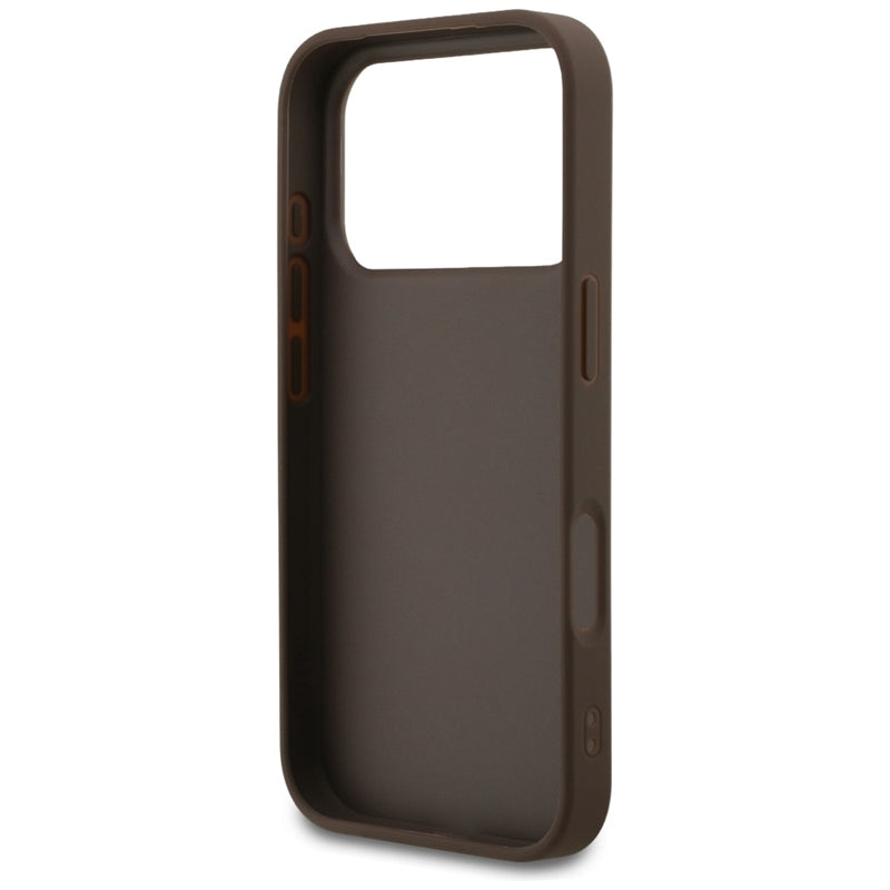 Guess 4G Classic - Dėklas iPhone 17 Pro (rudas)
