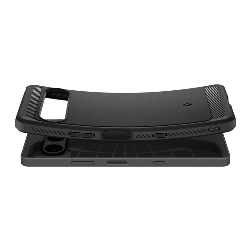 Spigen Rugged Armor - Dėklas Sony Xperia 10 VII (Matinis juodas)