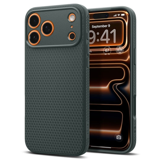 Spigen Liquid Air – Dėklas, skirtas iPhone 17 Pro Max (Gilės žalia)