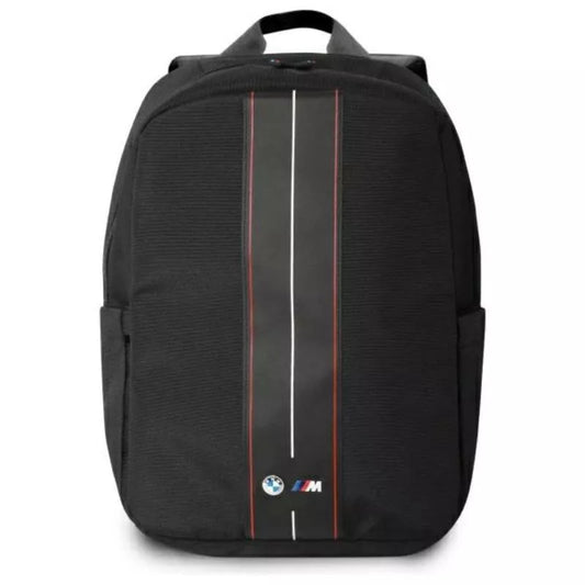 BMW „Nylon Red Stripe“ – nešiojamojo kompiuterio kuprinė 16" (juoda)