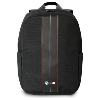 BMW „Nylon Red Stripe“ – nešiojamojo kompiuterio kuprinė 16" (juoda)