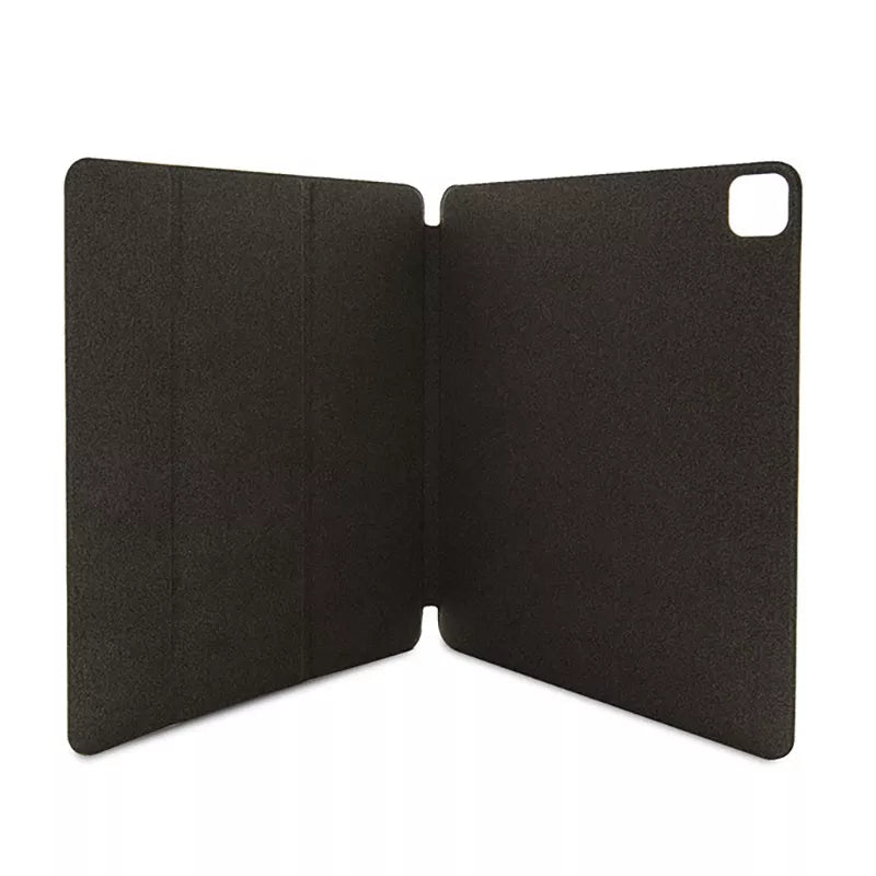 Guess 4G Stripe Allover - dėklas, skirtas iPad Pro 12.9 colių (2022-2020) (juodas)